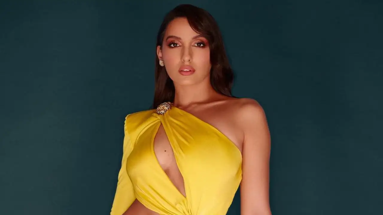 Nora Fatehi's fan cries tears of joy as she meets the actress on the sets