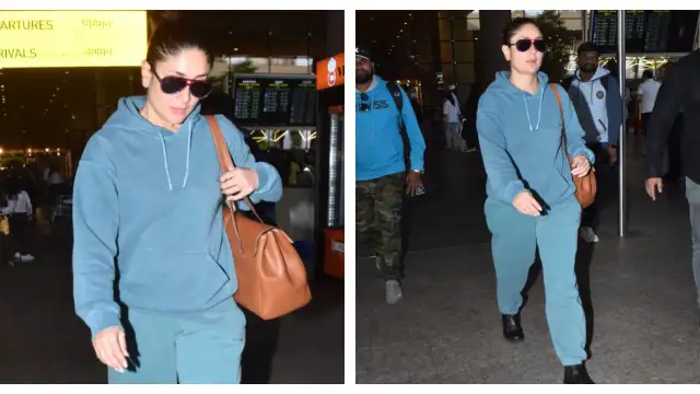 Kareena Kapoor Khan’s Celine bag steals the show as she steps out in a casual all-blue fit