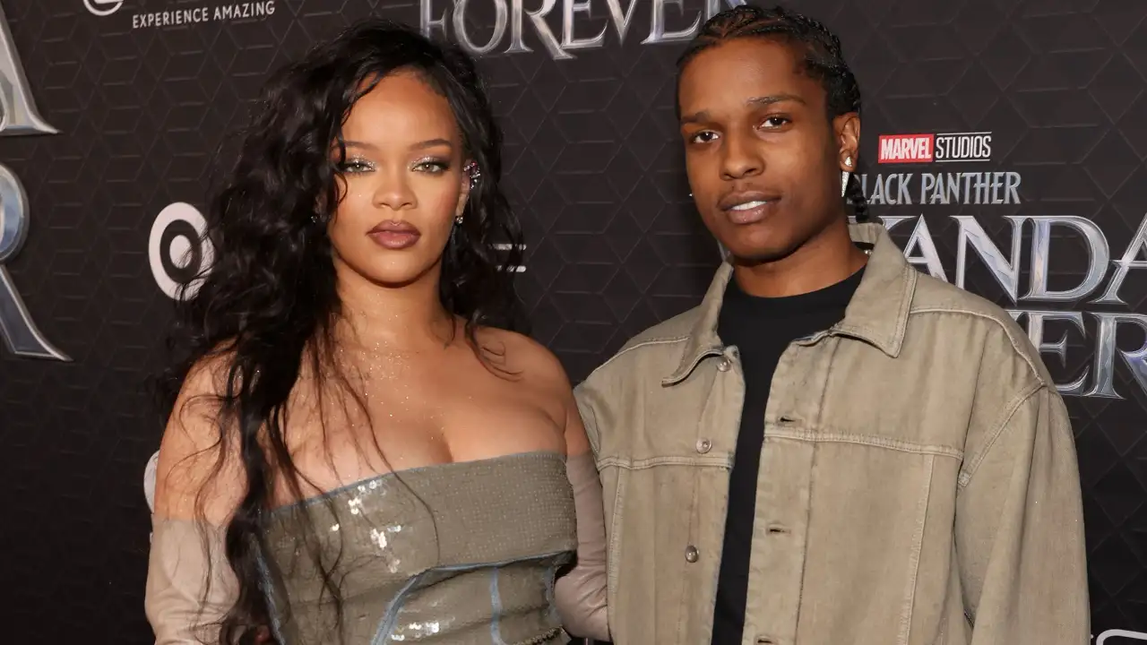 Rihanna and A$AP Rocky welcomed their baby boy in May this year. Rihanna A$AP Rocky