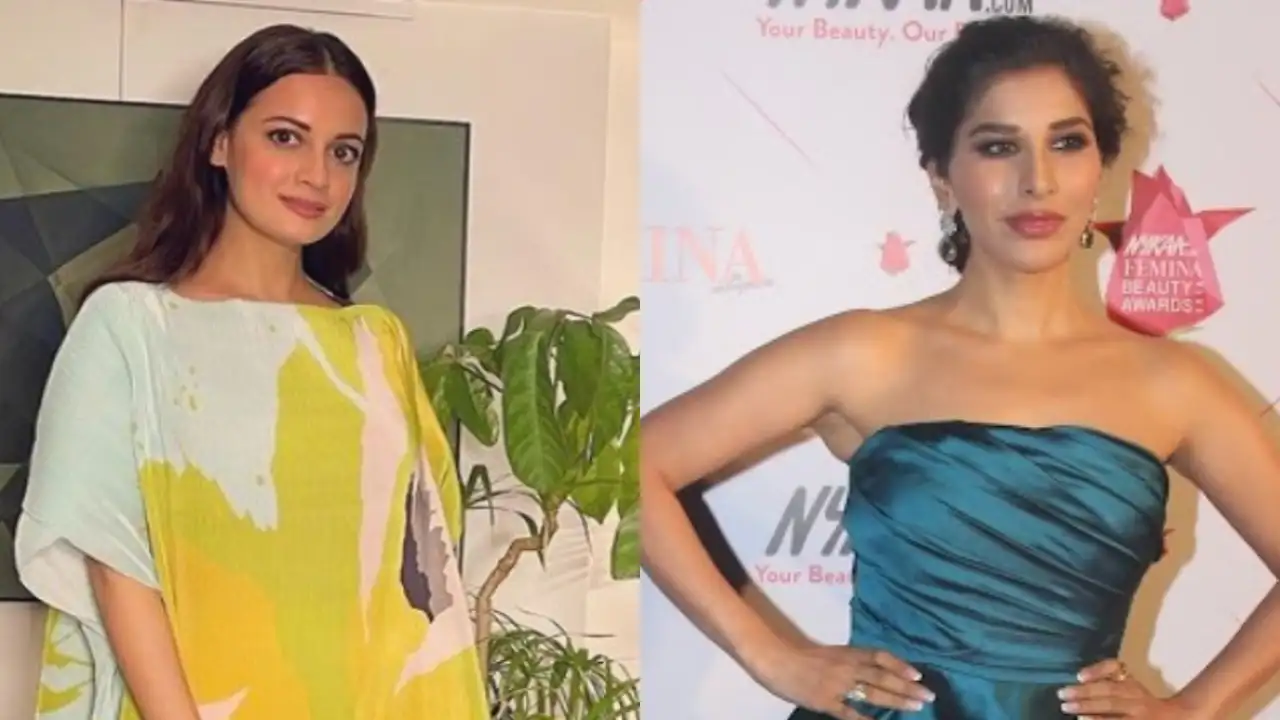 Dia Mirza and Sophie Choudry. Pic credit: Pinkvilla/Instagram Dia Mirza and Sophie Choudry.