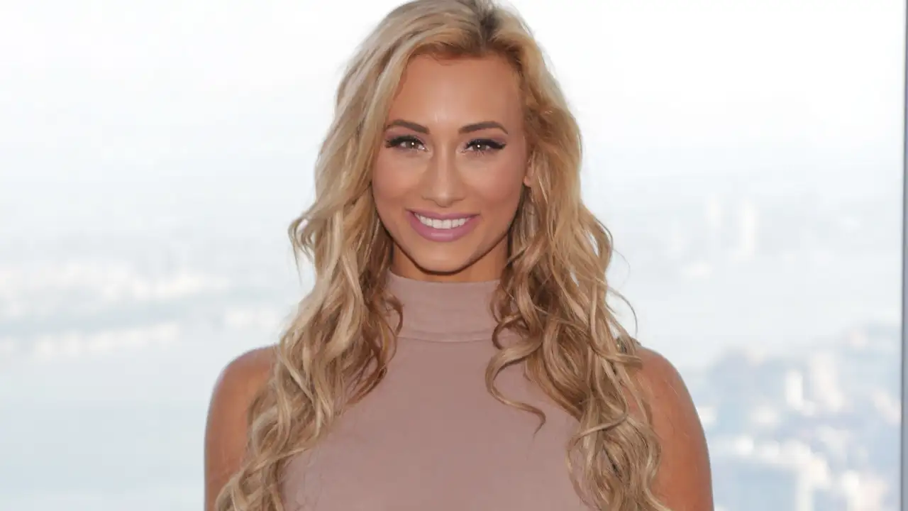 Carmella's husband and WWE commentator Corey Graves commented on her Instagram post: "I love you so much. I'm proud of you." Getty Images