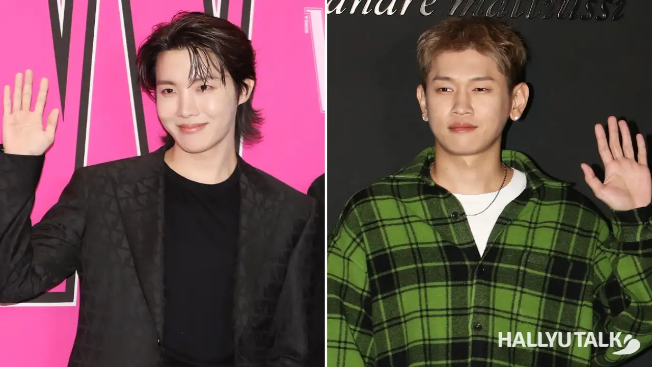 J-Hope and Crush J-Hope and Crush: courtesy News1