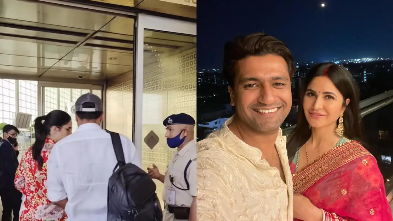 Watch Katrina Kaif being stopped at airport gate by CISF officer as she heads for a vacay with Vicky Kaushal