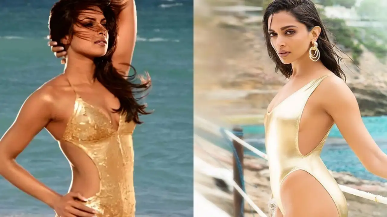 Priyanka Chopra Ki Nangi Bf - POLL: Priyanka Chopra or Deepika Padukone: Who do you think looks hotter in  a gold monokini? | PINKVILLA
