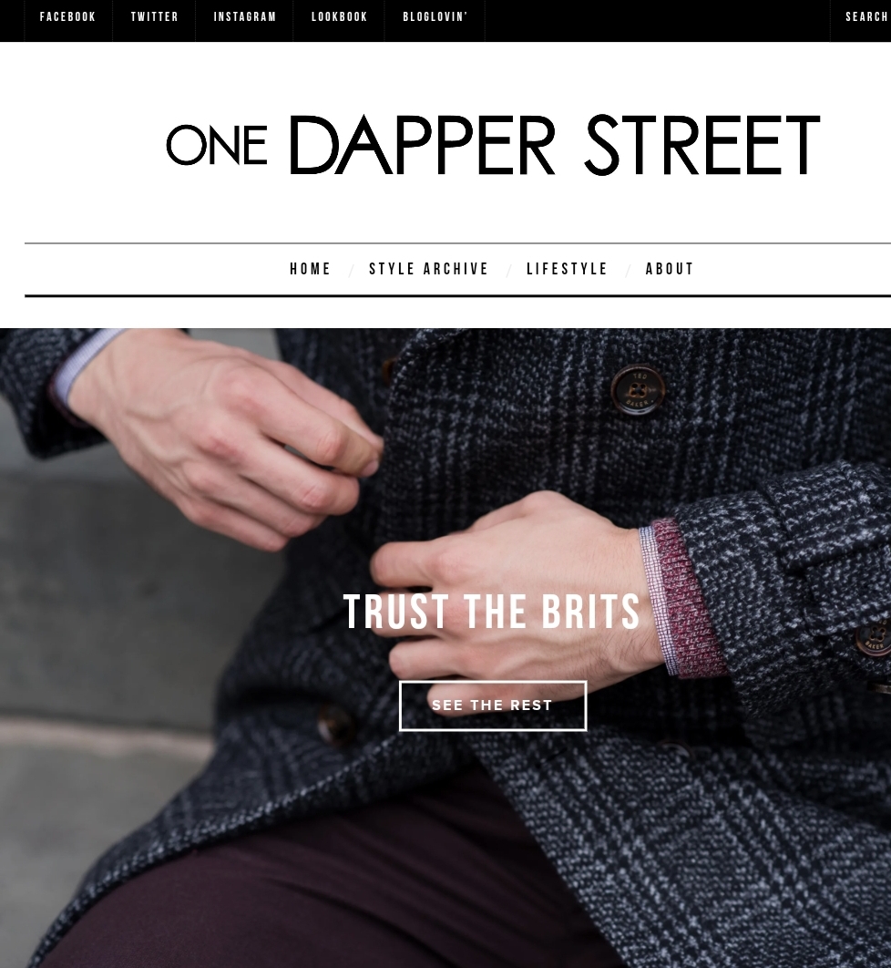 One Dapper Street is one of the best-fashion-blogs