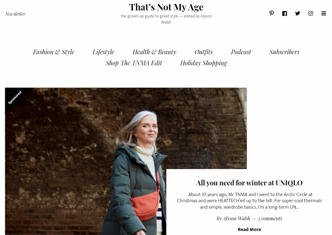 That's Not My Age is one of the best-fashion-blogs
