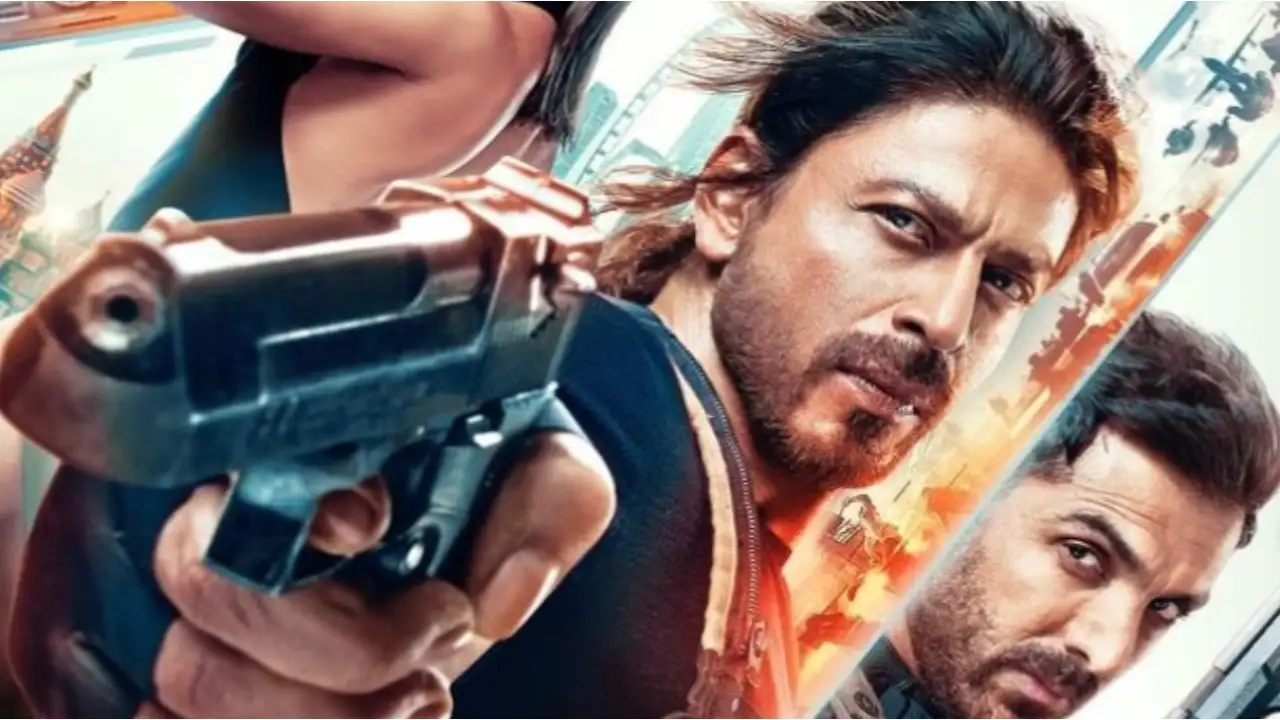 Shah Rukh Khan shares new poster of his upcoming film Pathaan. 