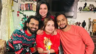 Devoleena Bhattacharjee celebrates first Christmas with husband and family; See PICS