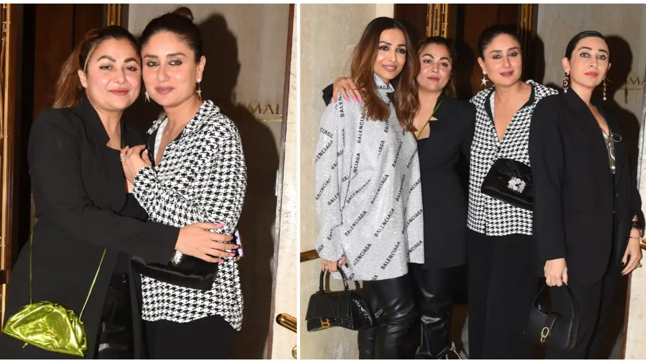 Kareena Kapoor slays in an Ashish shirt; Her stylish gang rocked their party glam in black outfits