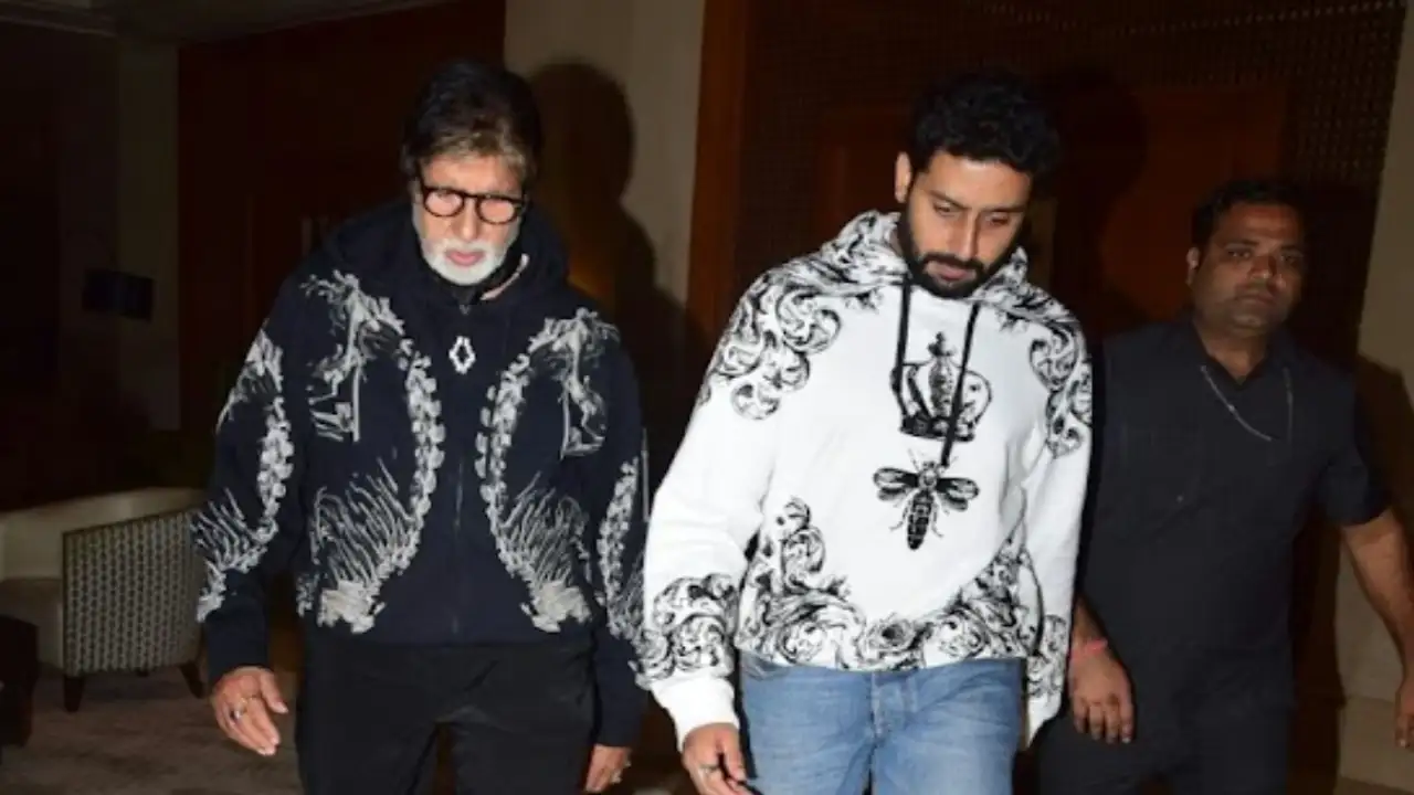 Amitabh Bachchan and Abhishek Bachchan 