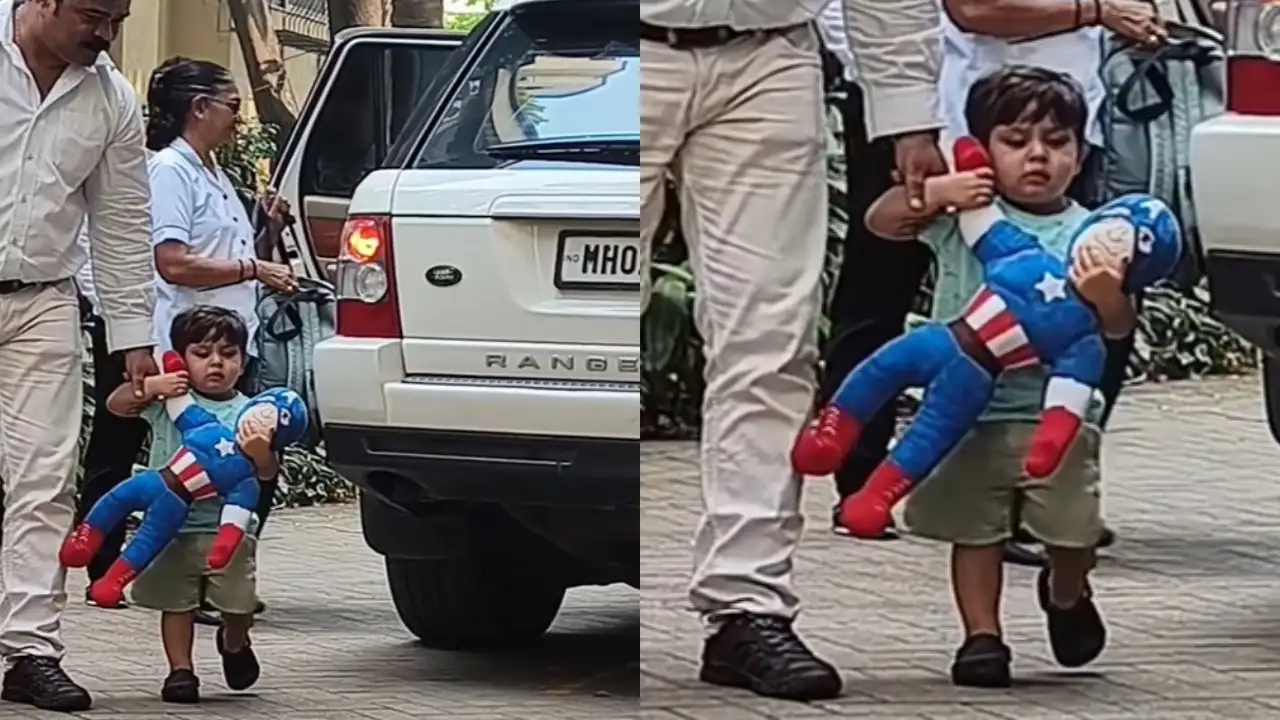 Kareena Kapoor’s son Jeh looks adorable as he walks with a toy his size, fans call him ‘laddoo baby’; WATCH Kareena Kapoor’s son Jeh looks adorable as he walks with a toy his size, fans call him ‘laddoo baby’; WATCH