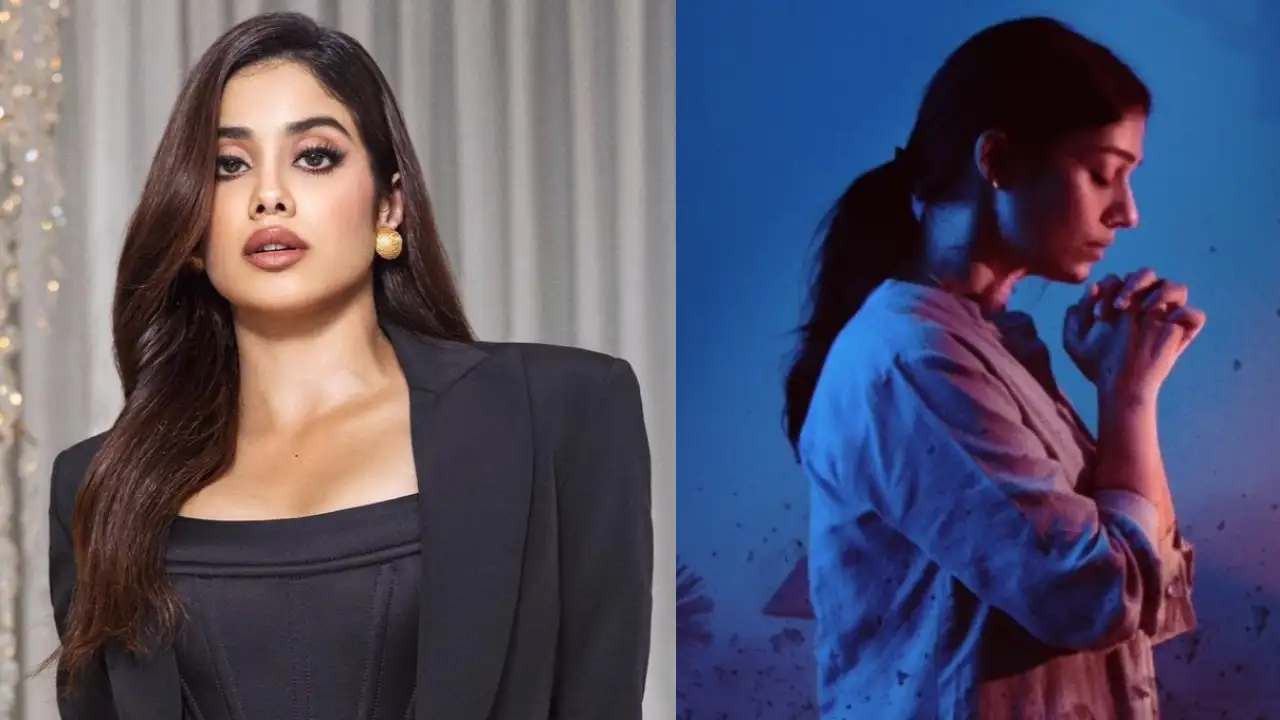 Janhvi Kapoor reacts to Nayanthara's Connect trailer Photo Courtesy: (Twitter)