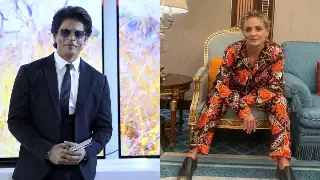 WATCH Sharon Stone’s EPIC REACTION on realising Shah Rukh Khan is sitting next to her 