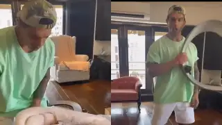 WATCH: Karan Singh Grover assembling cradle for Devi as he prepares for father-daughter sun time