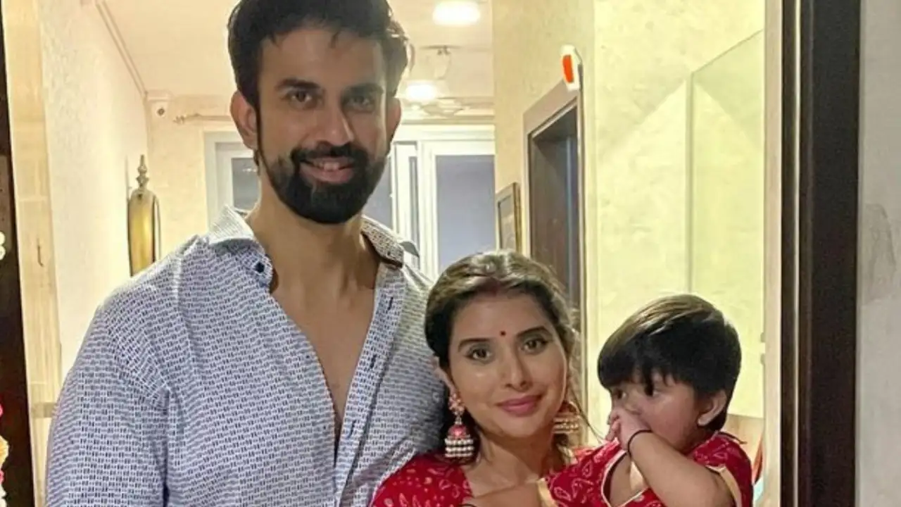 Charu Asopa and Rajeev Sen on cordial terms Charu Asopa and Rajeev Sen