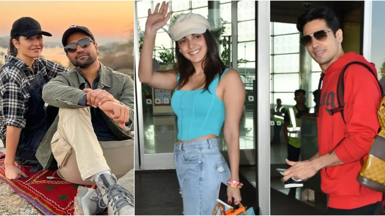 Picture courtesy: Katrina Kaif Instagram / Manav Manglani Katrina Kaif and Vicky Kaushal's vacay picture / Kiara Advani and Sidharth Malhotra leave for a trip