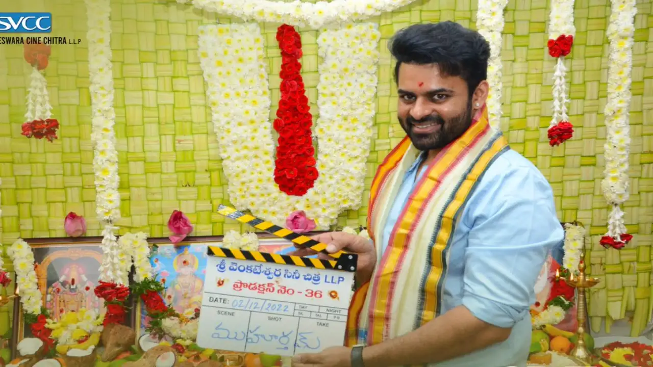 SDT16: Sai Dharam's next launched Photo Courtesy: (Twitter)