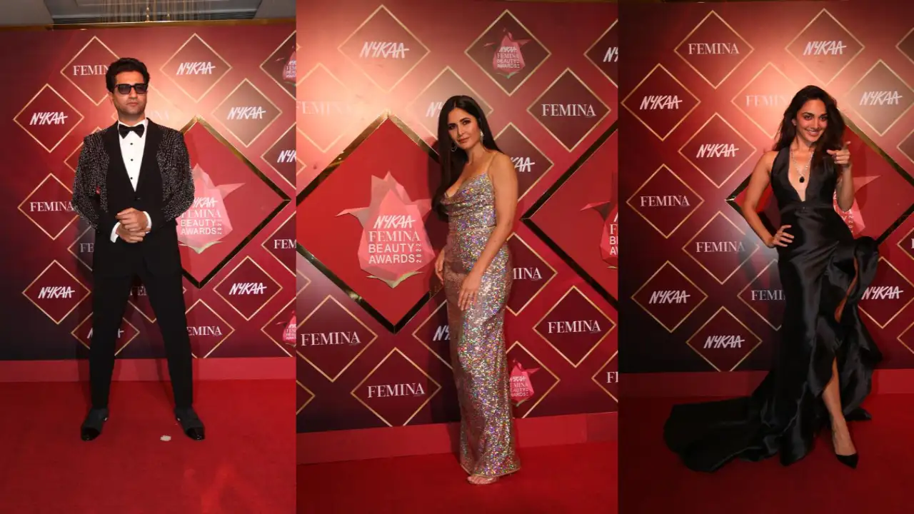 Actors Vicky Kaushal, Kiara Advani, Sara Ali Khan, Kriti Sanon, and more have gathered under one roof for an event. (Images from APH) Actors Vicky Kaushal, Kiara Advani, Sara Ali Khan, Kriti Sanon, and more have gathered under one roof for an event. (Images from APH)