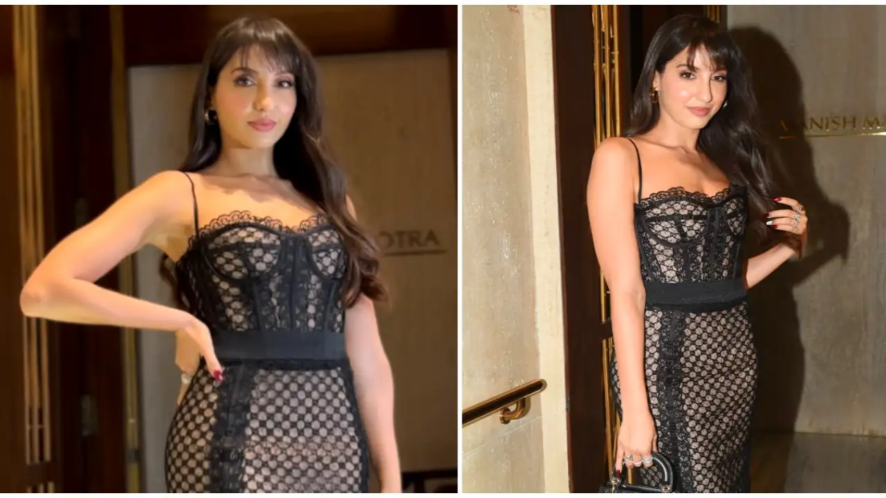 Nora Fatehi's Gucci co-ord set and Dior handbag are all glam and good for a party night