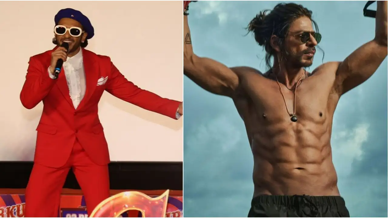 Picture courtesy: APH Images / Shah Rukh Khan Instagram Ranveer Singh looks dapper / Shah Rukh Khan flaunts his toned body