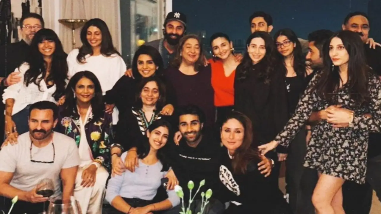 The Kapoor family come together for a fam-jam