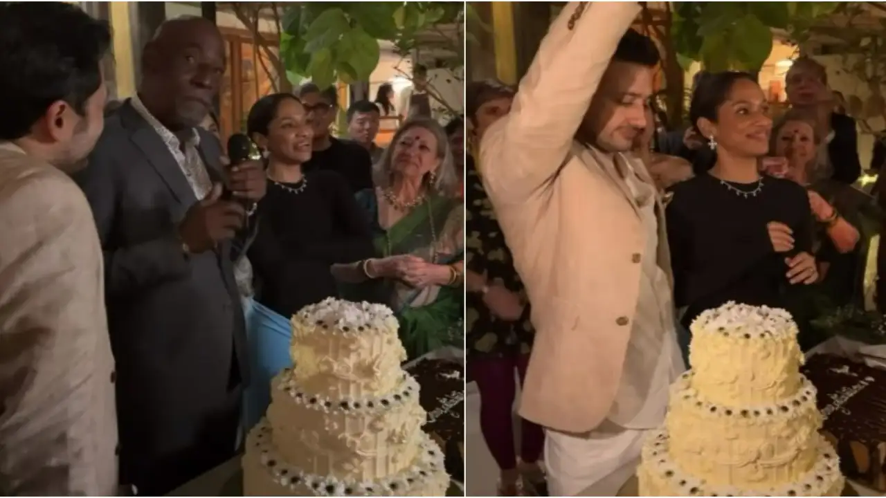 Picture courtesy: Instagram Inside Masaba Gupta and Satyadeep Misra's wedding party
