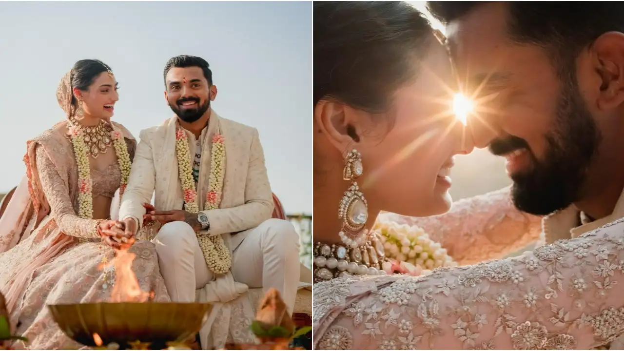 Picture courtesy: Instagram Wedding pics of Athiya Shetty and KL Rahul