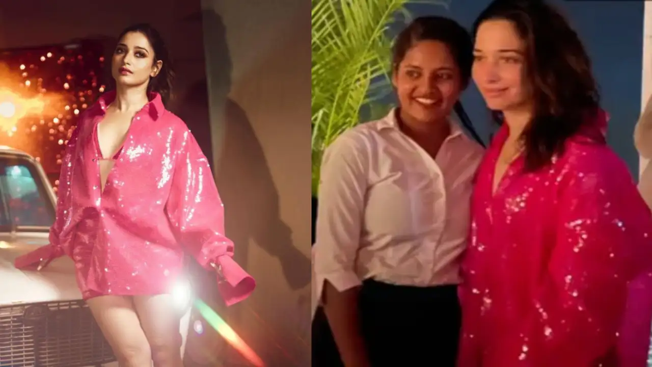 Tamannaah Bhatia REPEATS her Rs. 2.27 lakh sequin top on New Year's Eve  celebration with Vijay Varma | PINKVILLA