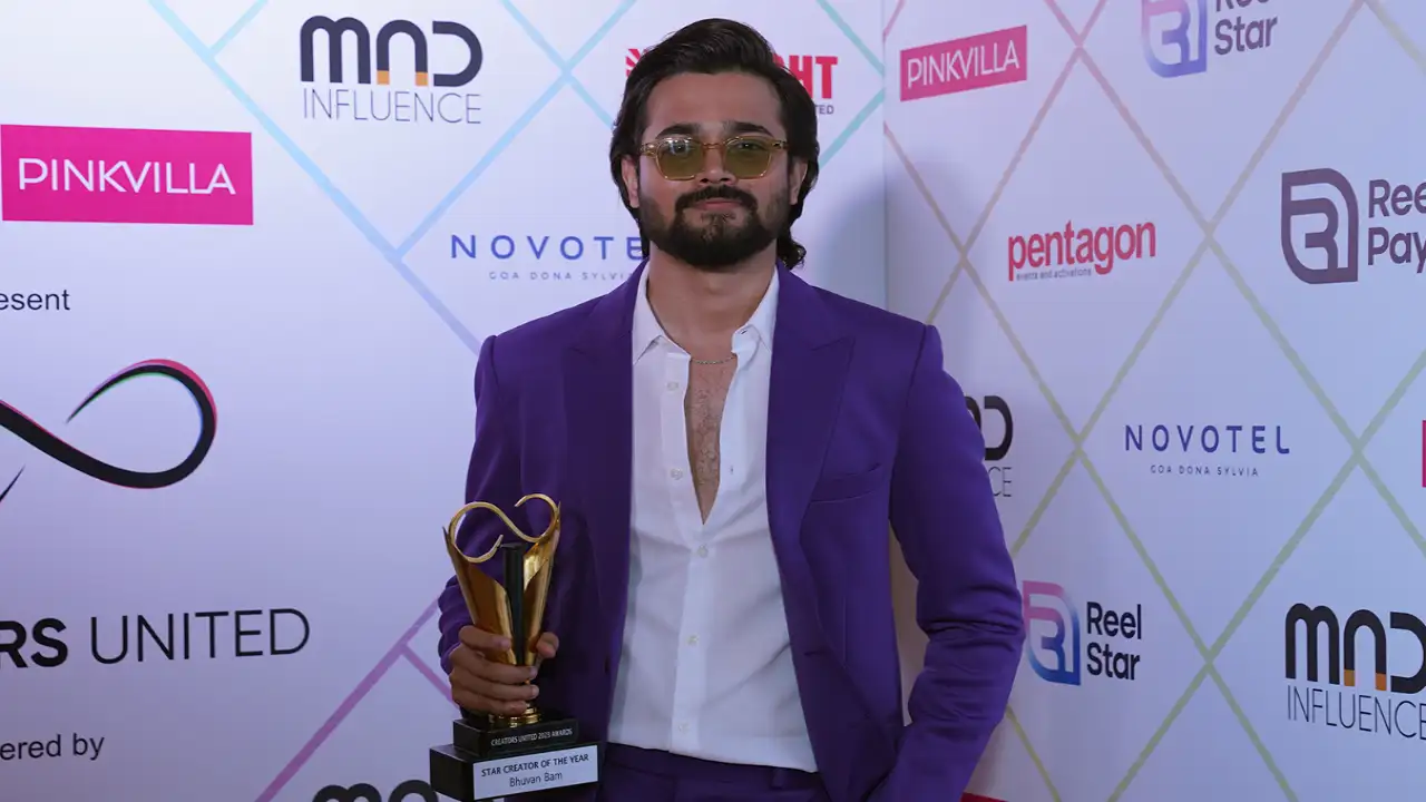 1221874875 bhuvan bam wins star creator of the year award at creators united 2023 1280*720 Creators United 2023: Bhuvan Bam baggage the distinguished Reel Star