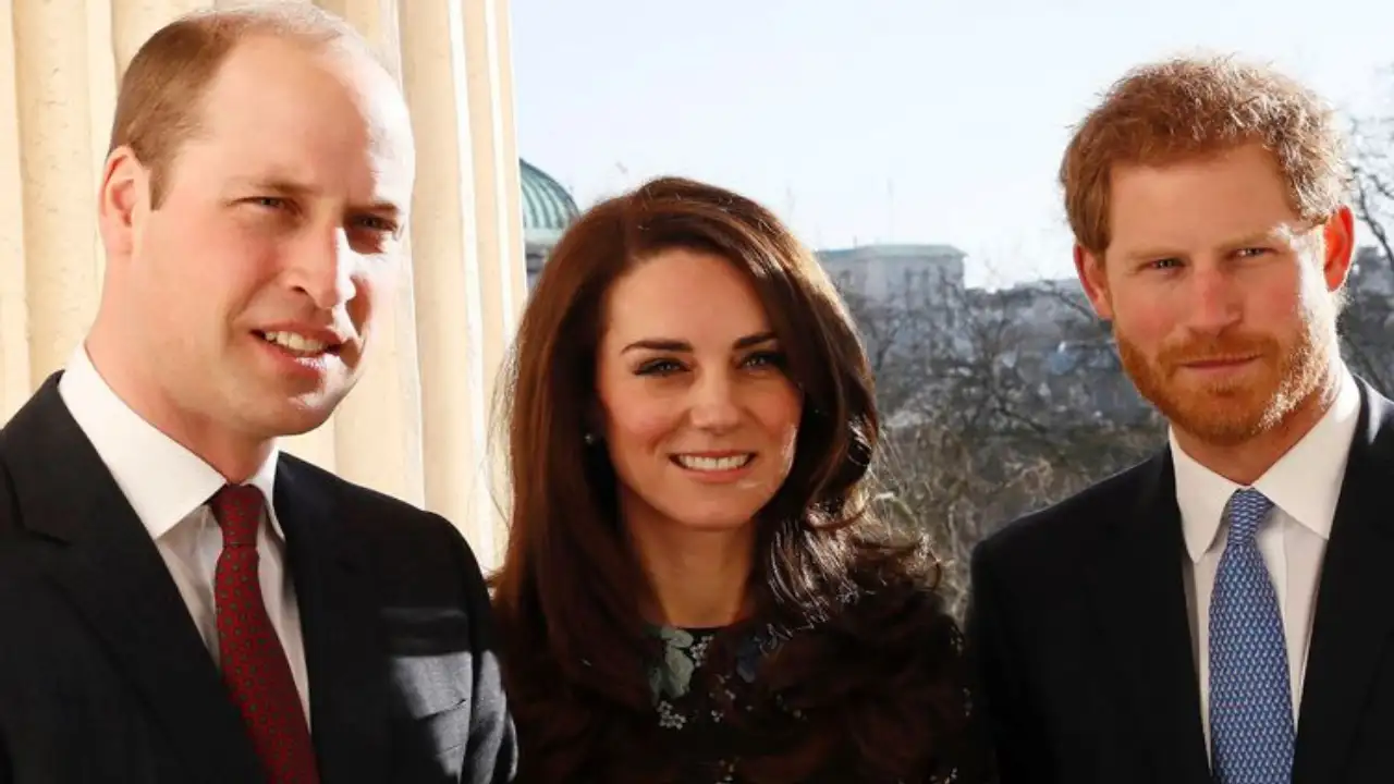 Prince William, Kate Middleton, Prince Harry (Image: Getty Images)