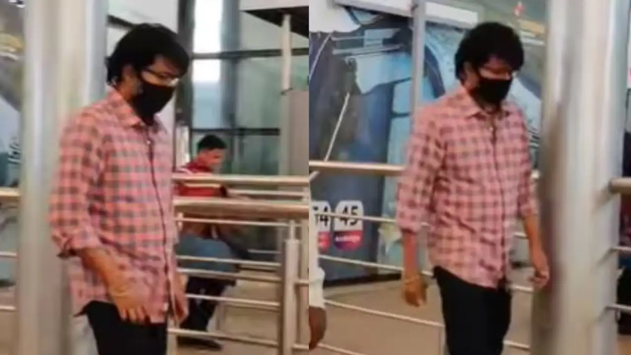 No starry tantrums, Thalapathy Vijay goes through the security check at Hyderabad airport after Varisu party Kamlesh Nand