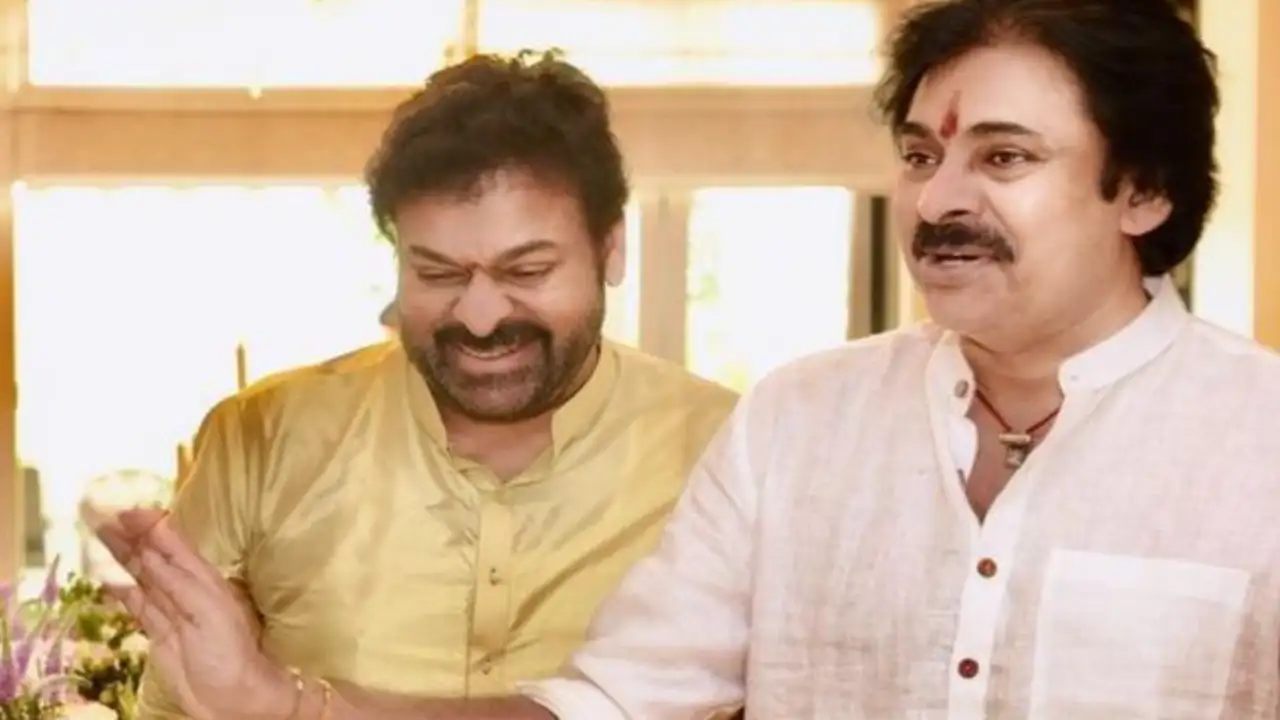 Chiranjeevi supports brother Pawan Kalyan and his political party ...