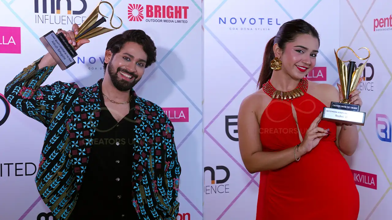 Ankush Bahuguna and Roshni Walia win big in the beauty category at Creators United Ankush Bahuguna and Roshni Walia win big in the beauty category at Creators United