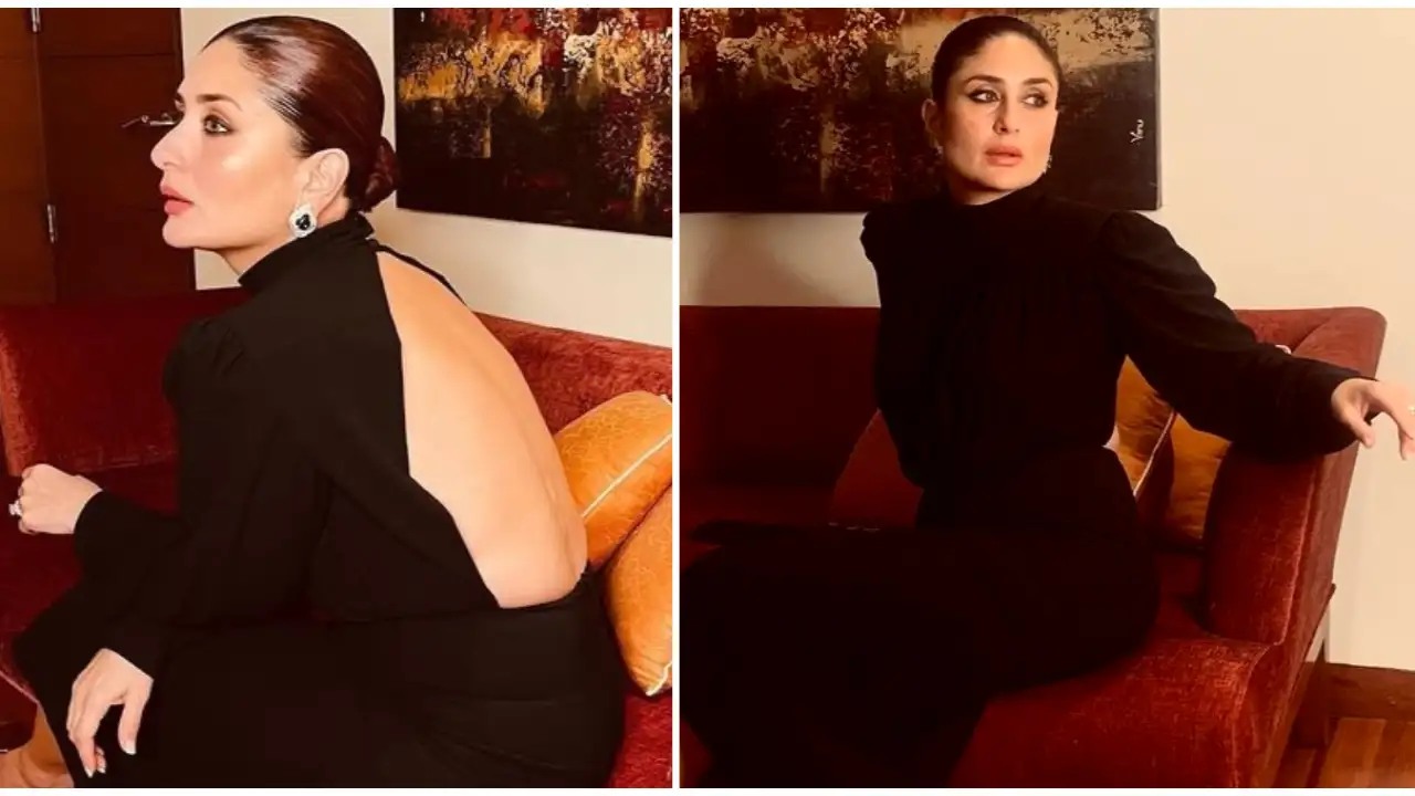 Kareena Kapoor's Max Mara black dress is hands down the best party glam Kareena Kapoor's Max Mara black dress is hands down the best party glam