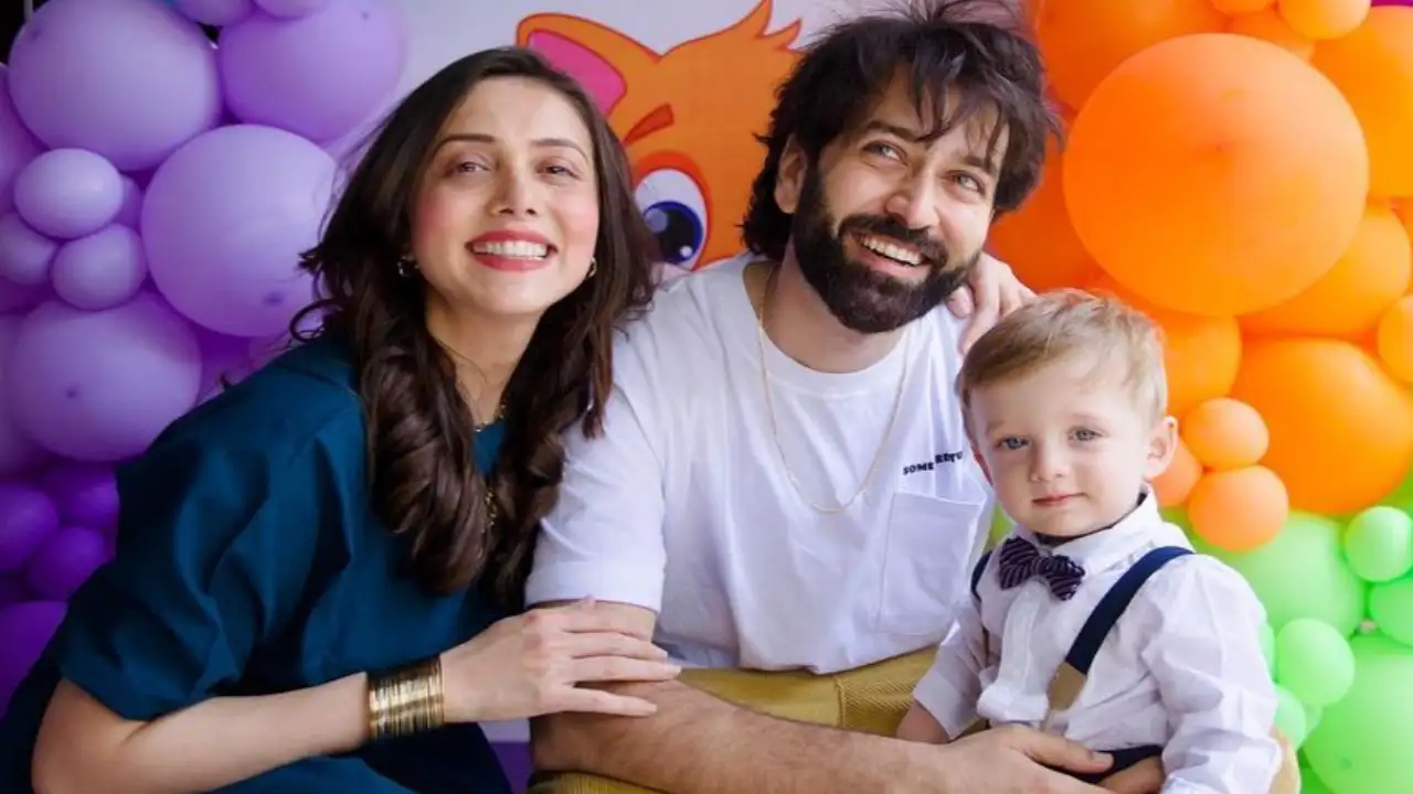 Nakuul Mehta's son Sufi looks elated as he participates in the Republic Day celebration with his parents