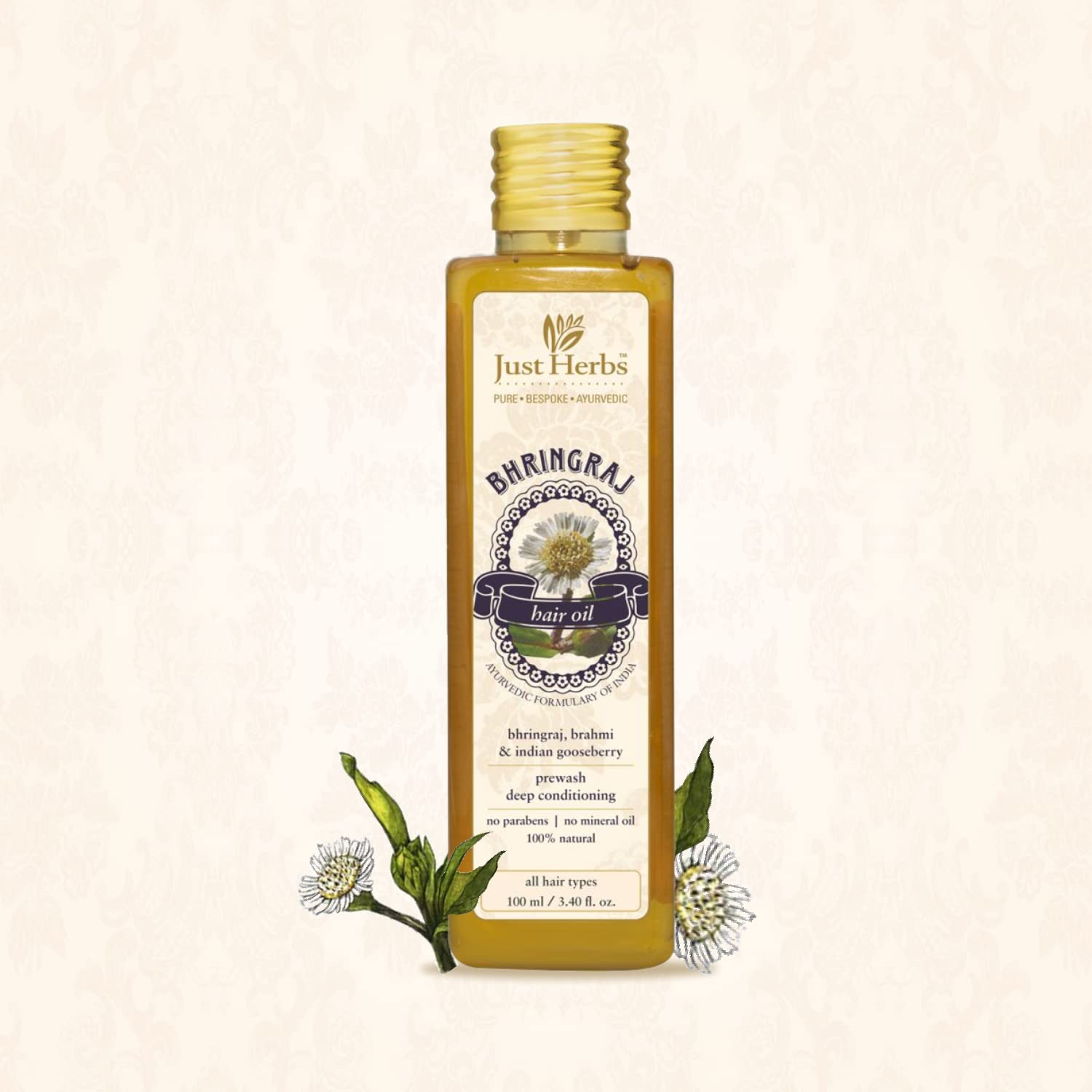 Just Herbs Ayurvedic Bhringraj Hair Oil