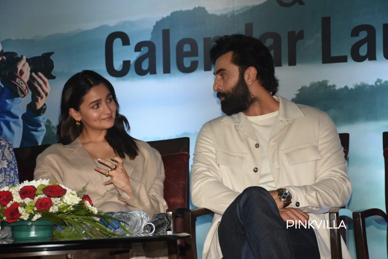 Ranbir Kapoor and Alia Bhatt at Press Club Mumbai
