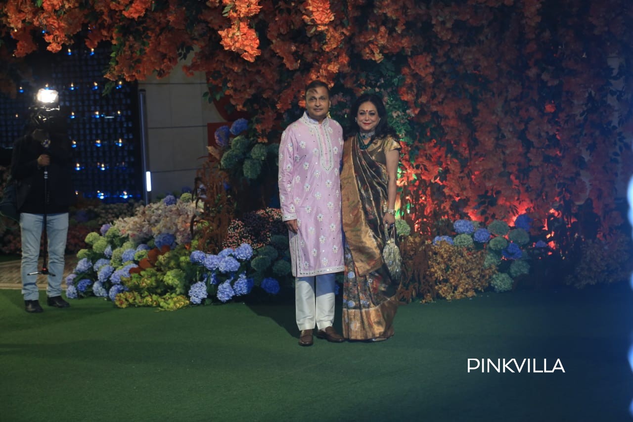 Anil Ambani and Tina Ambani at Anant Ambani and Radhika Merchant's engagement