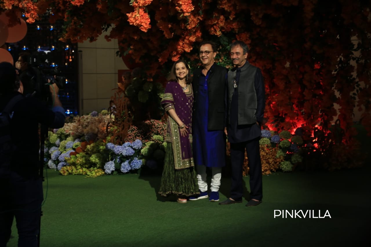 Rajkumar Hirani and Vidhu Vinod Chopra at Anant Ambani and Radhika Merchant's engagement