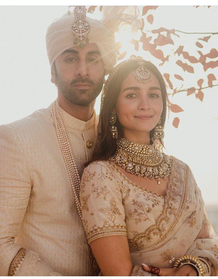 Alia Bhatt and Ranbir Kapoor's wedding picture