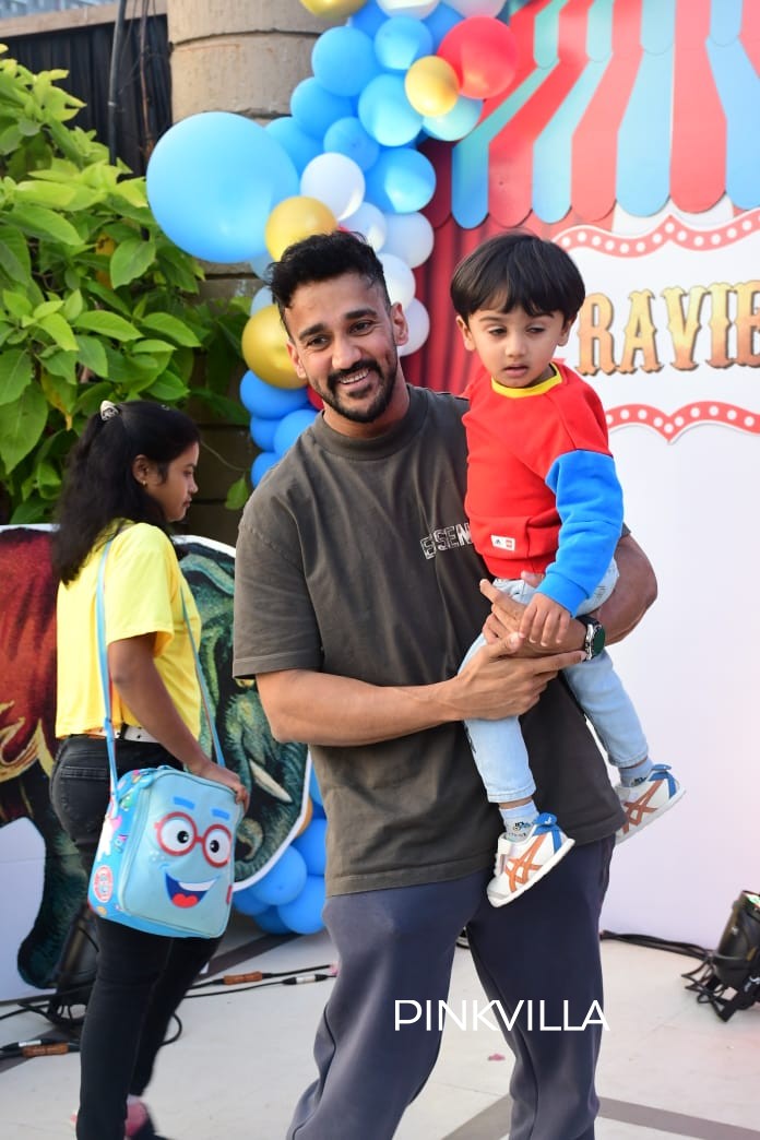 Rohit Reddy with his son Aaravv Reddy