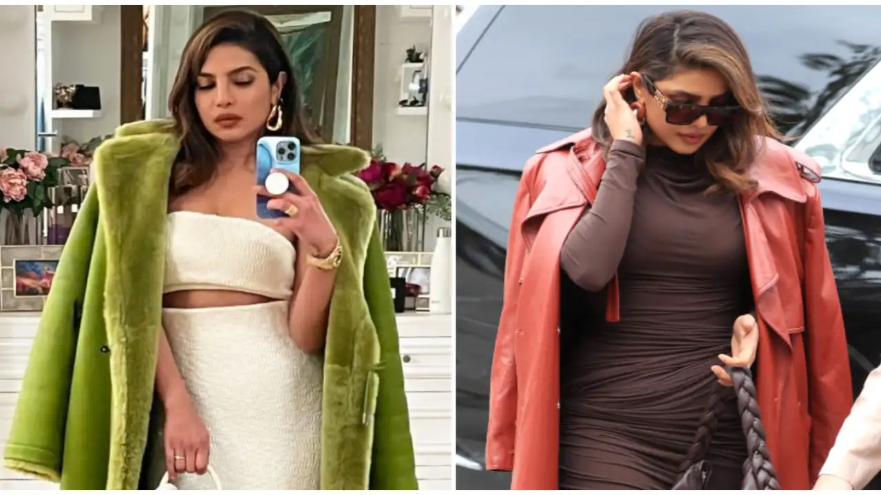 Priyanka Chopra defines the cool coat code twice in style; Guess the cost of her Saks Potts green coat Priyanka Chopra defines the cool coat code twice in style; Guess the cost of her Saks Potts green coat