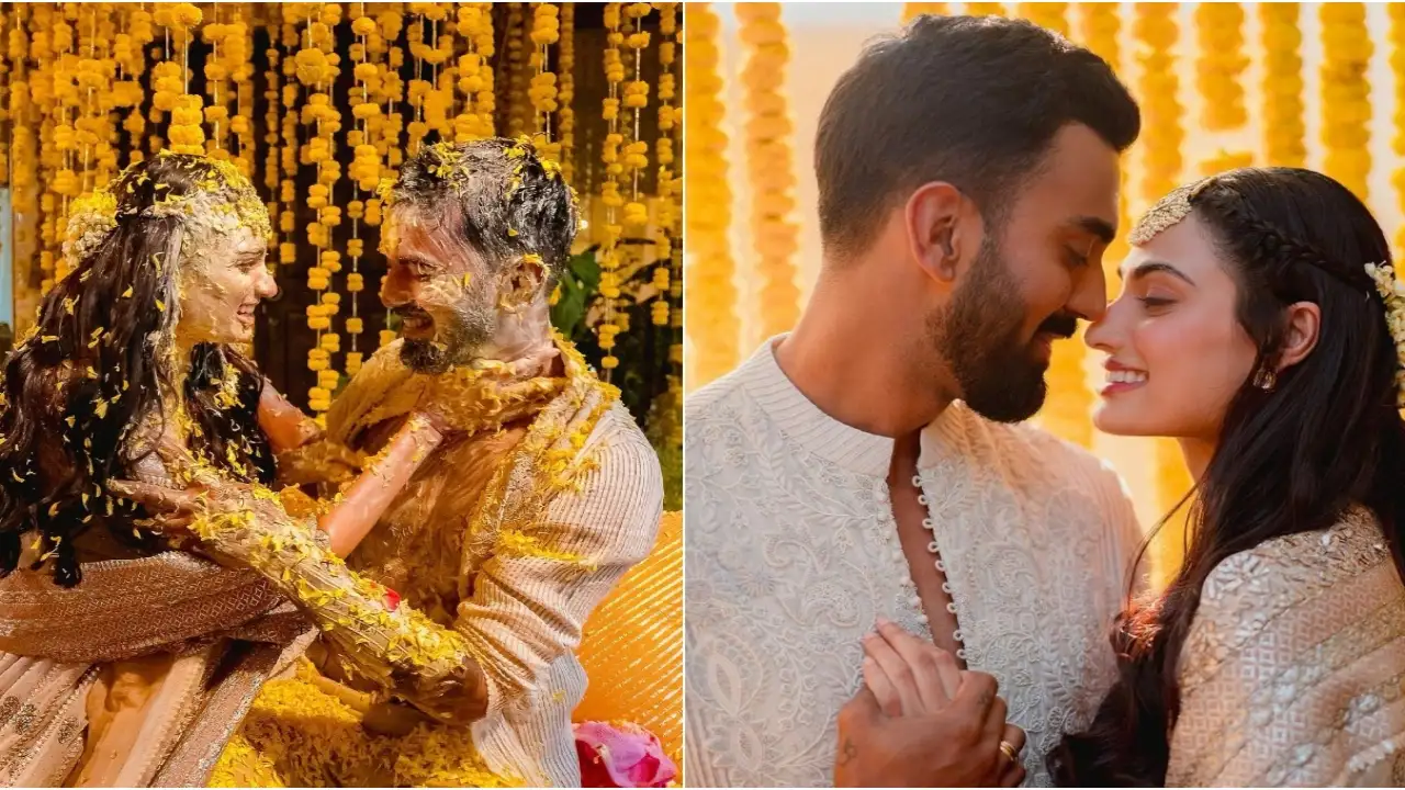 Picture courtesy: Instagram Wedding pics of Athiya Shetty and KL Rahul