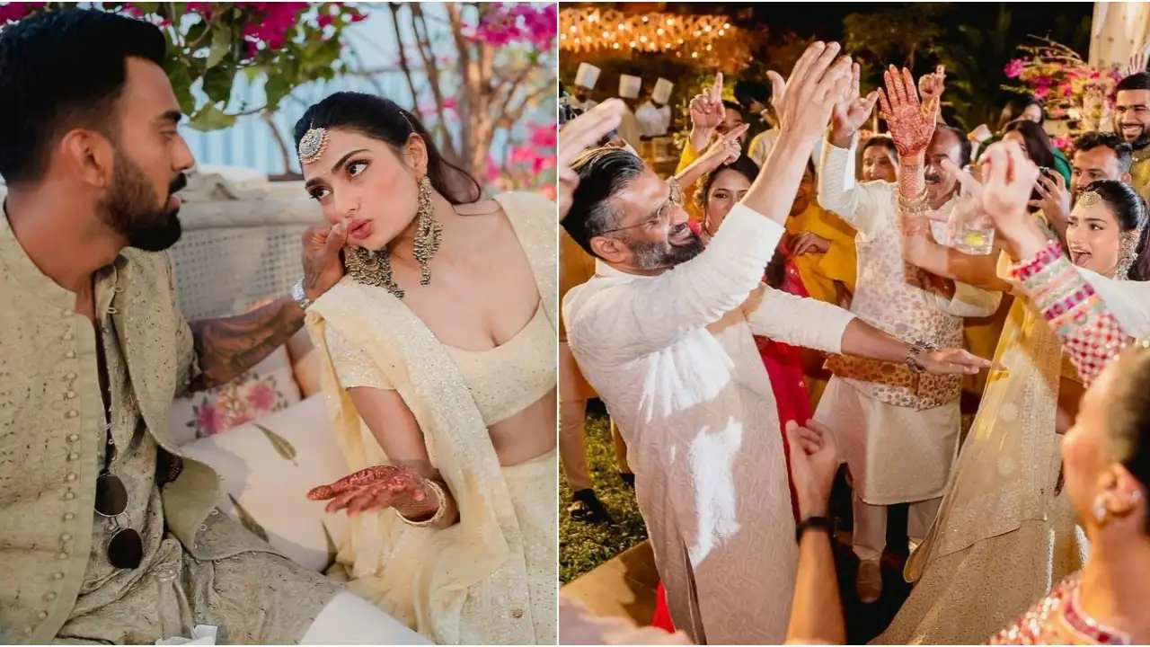 Picture courtesy: Instagram Wedding pics of Athiya Shetty and KL Rahul