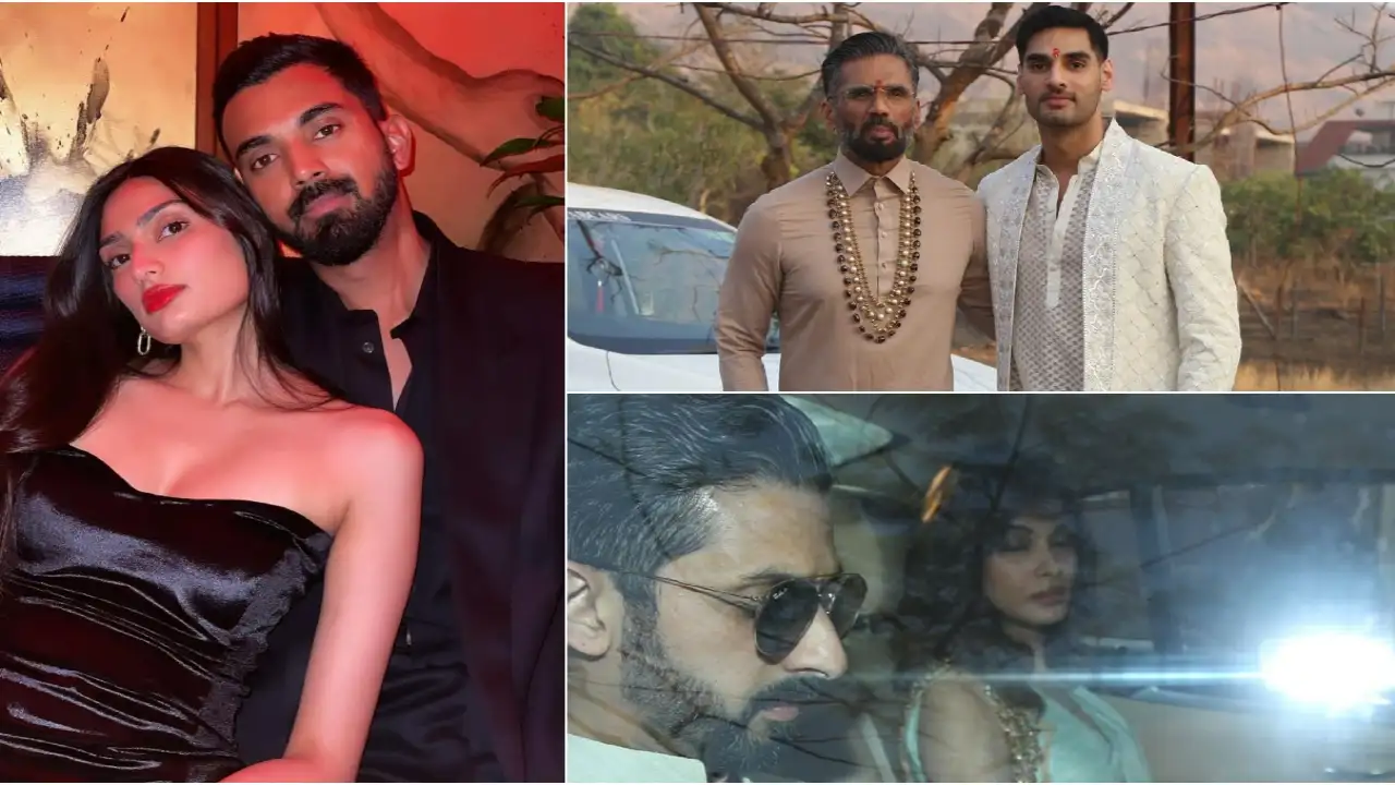 Guests arrive for Athiya Shetty and KL Rahul's wedding 