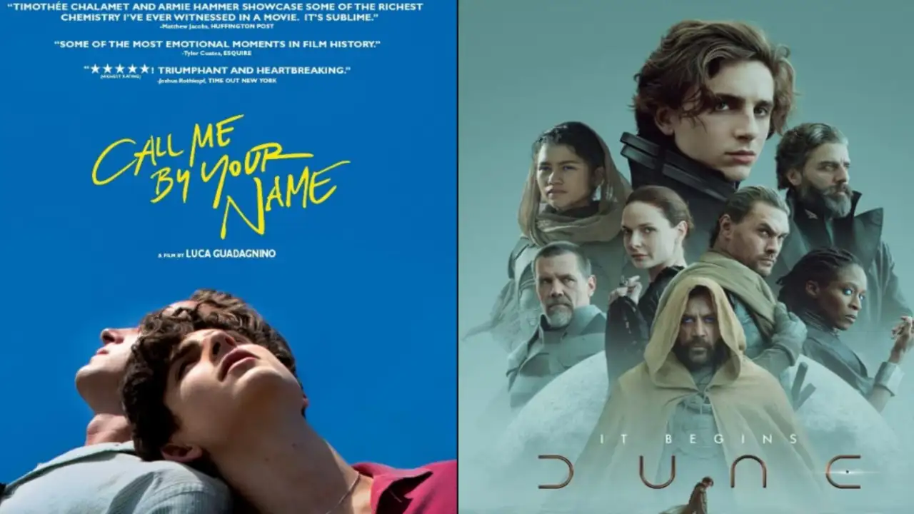Call Me By your Name and Dune Call Me by Your Name, Dune