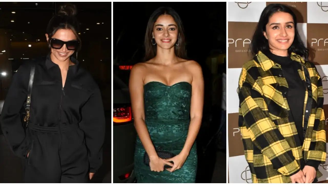 Deepika Padukone, Ananya Panday to Shraddha Kapoor: A roundup of the most GLAM celebrity looks from the week