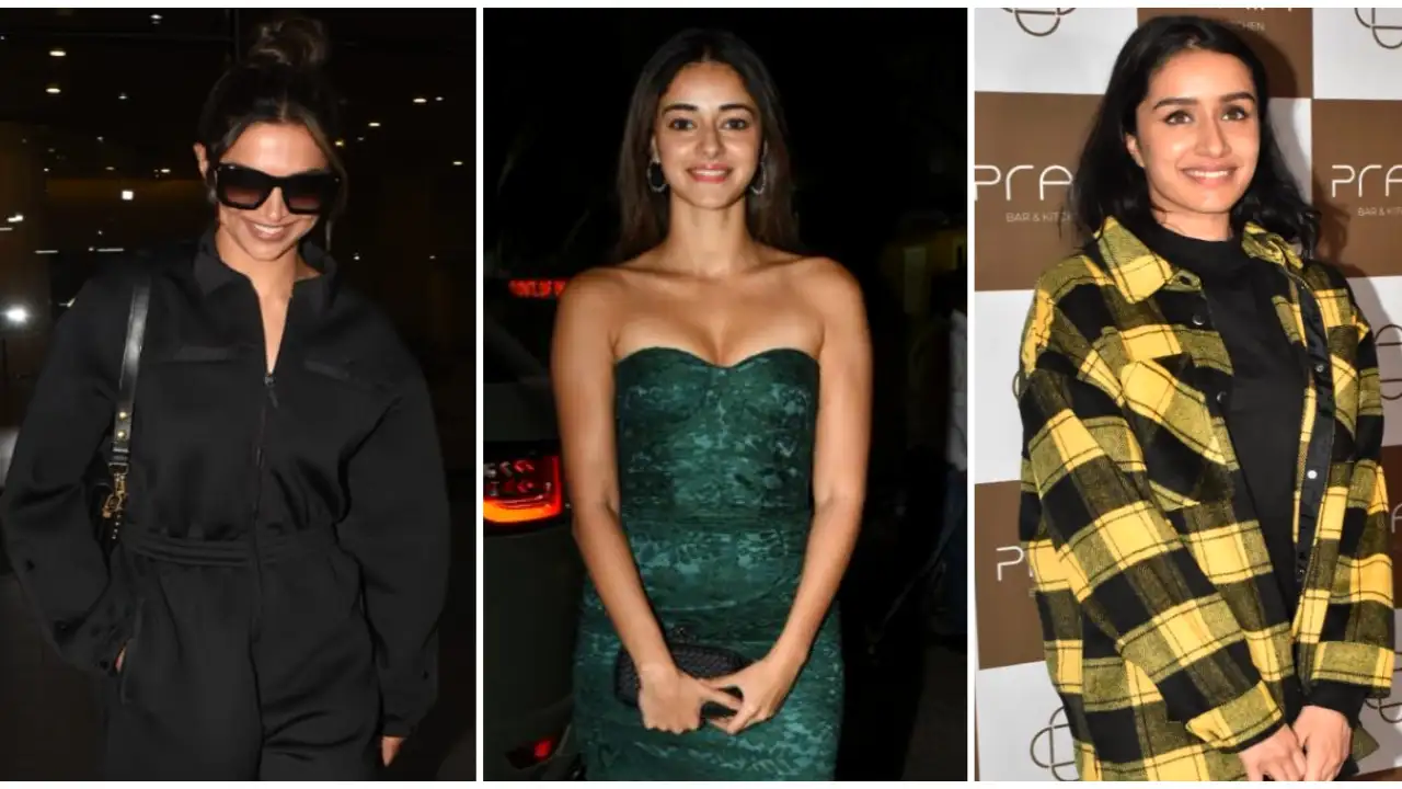 Deepika Padukone, Ananya Panday to Shraddha Kapoor: A roundup of the most GLAM celebrity looks from the week Deepika Padukone, Ananya Panday to Shraddha Kapoor: A roundup of the most GLAM celebrity looks from the week
