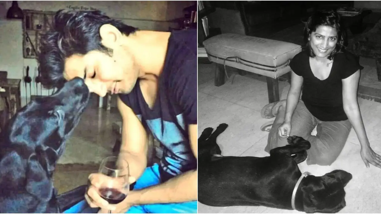 Picture courtesy: Twitter Sushant Singh Rajput's dog Fudge passes away