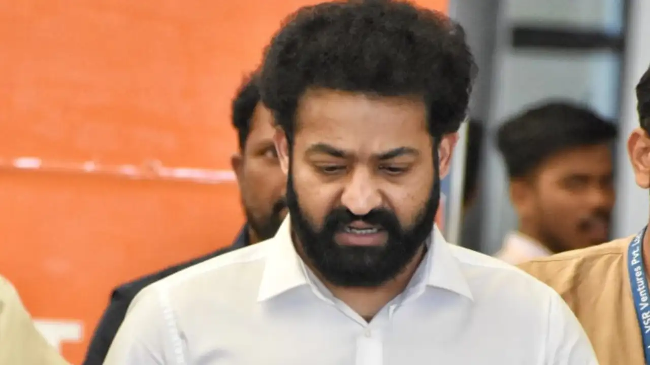 Jr NTR gets emotional as he shares the health update of his cousin Taraka Ratna; WATCH | PINKVILLA